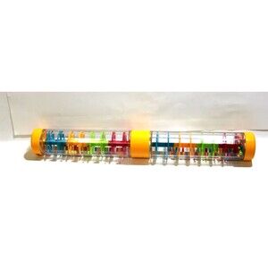 Rainbomaker Toy 16"  Colorful Plastic Rainstick Maker Preschool Stem Percussion